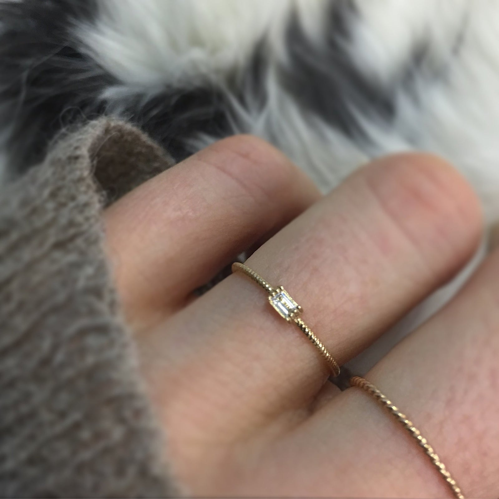 14kt White Gold Diamond Twist Ring- Size 6.75 | Bluestone Jewelry | Tahoe  City, CA
